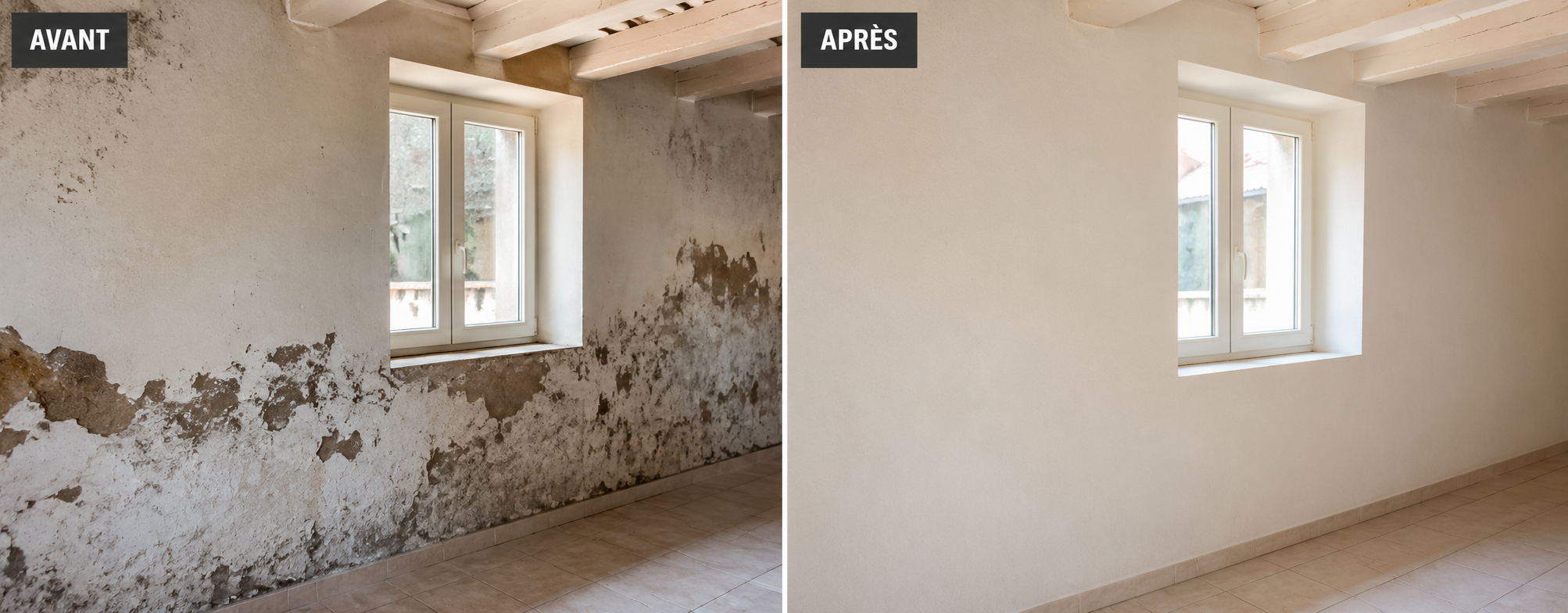 assechement des murs